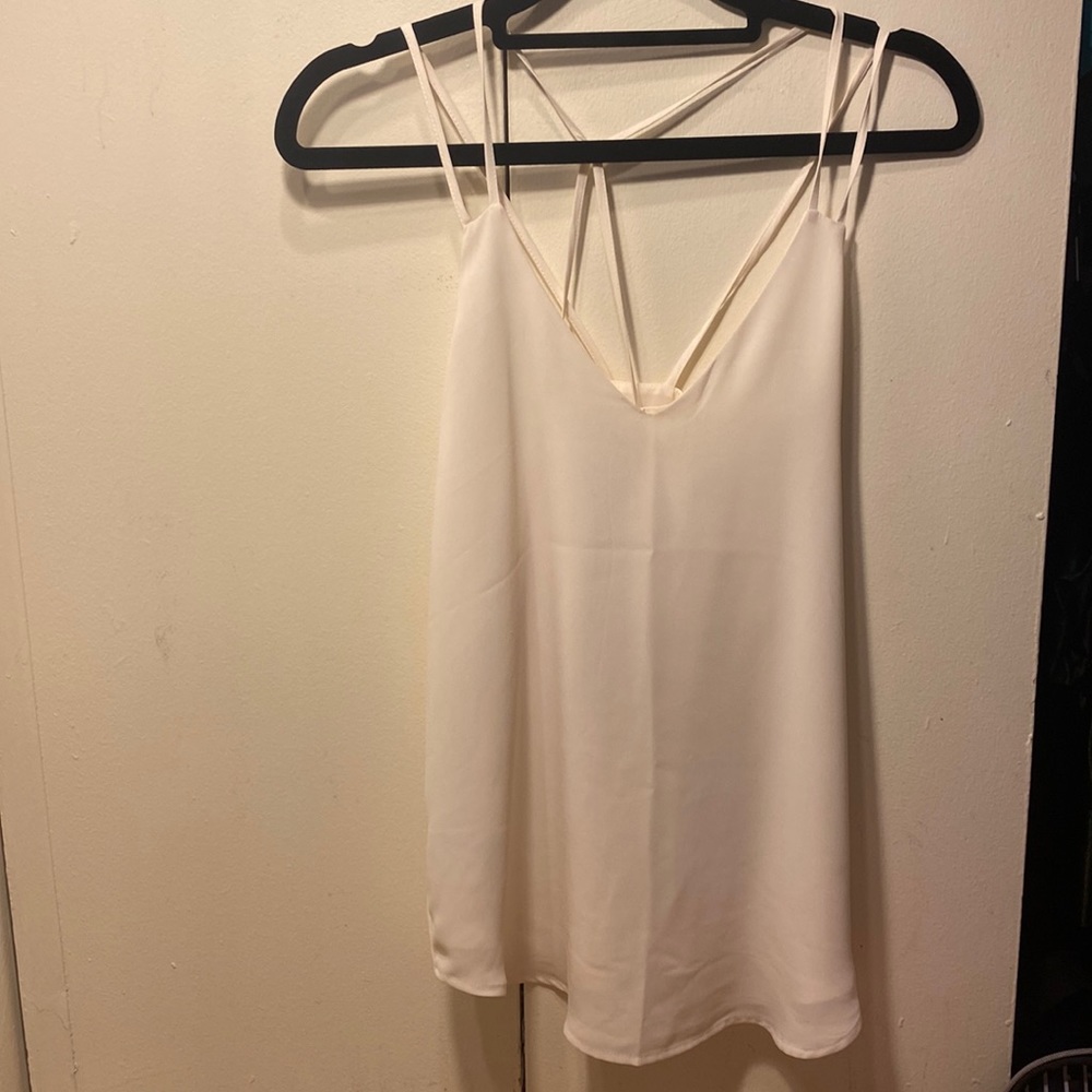 Strappy back v-neck cami